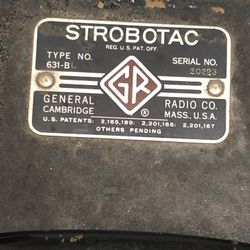 General Rodio Strobocat Measuring Tester Type 631-bl