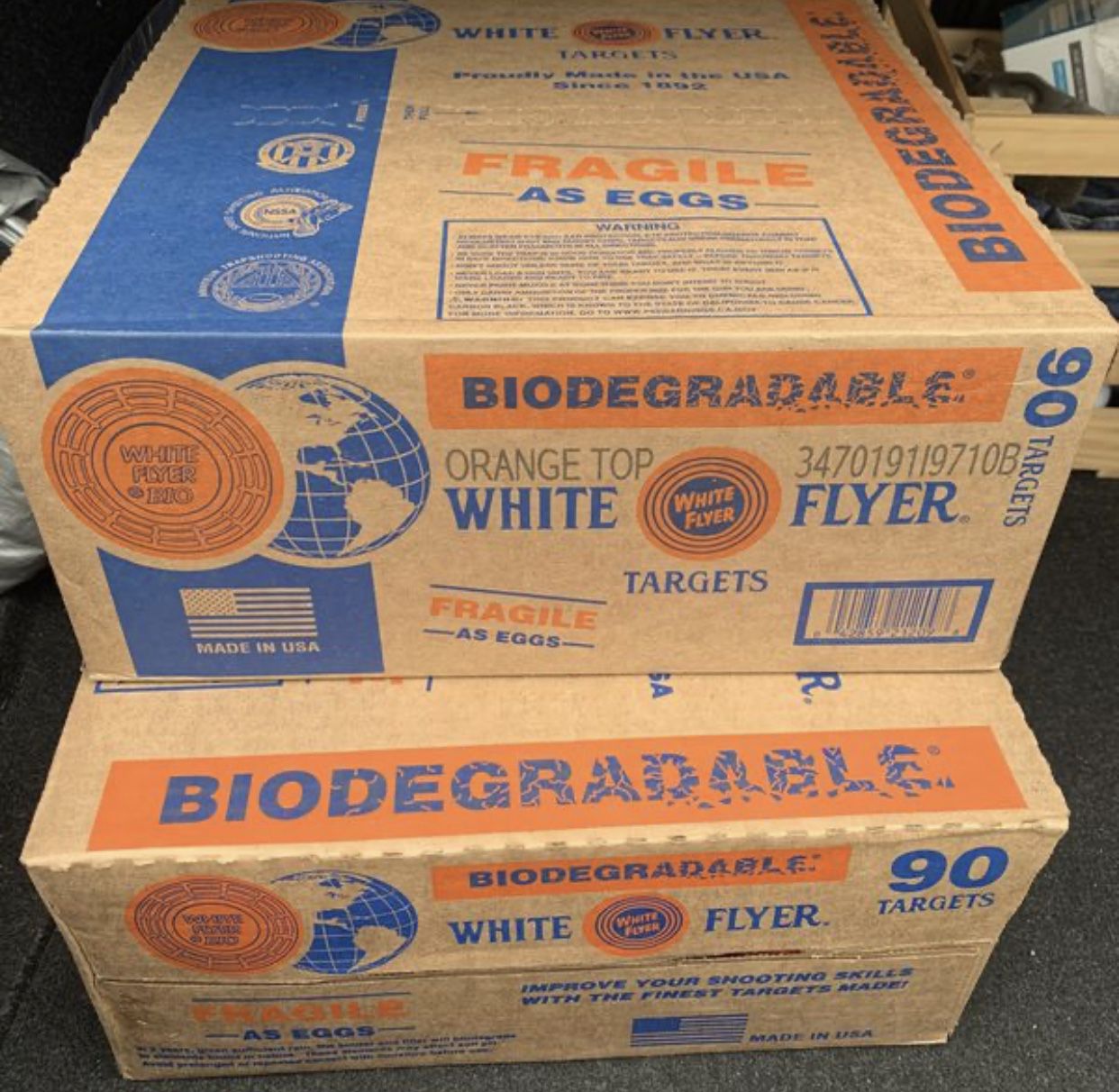 White Flyer 90pc Clays