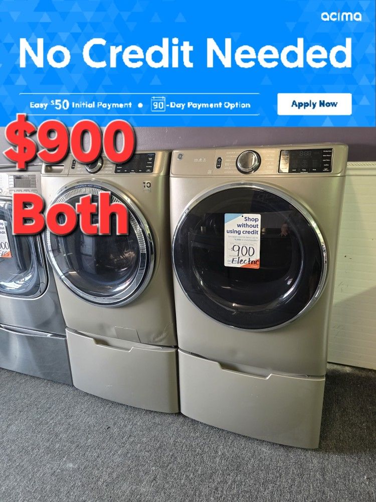 G.E Washer & Dryer Electric 