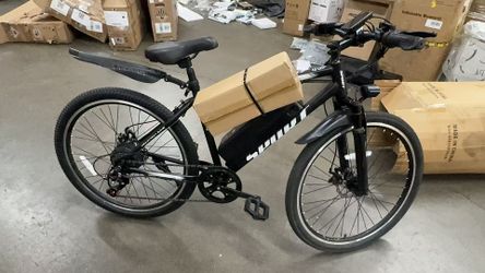 2 6-inch Adult Electric Mountain Bike - 749W Motor, 48V 10A Removable Battery - 25MPH,