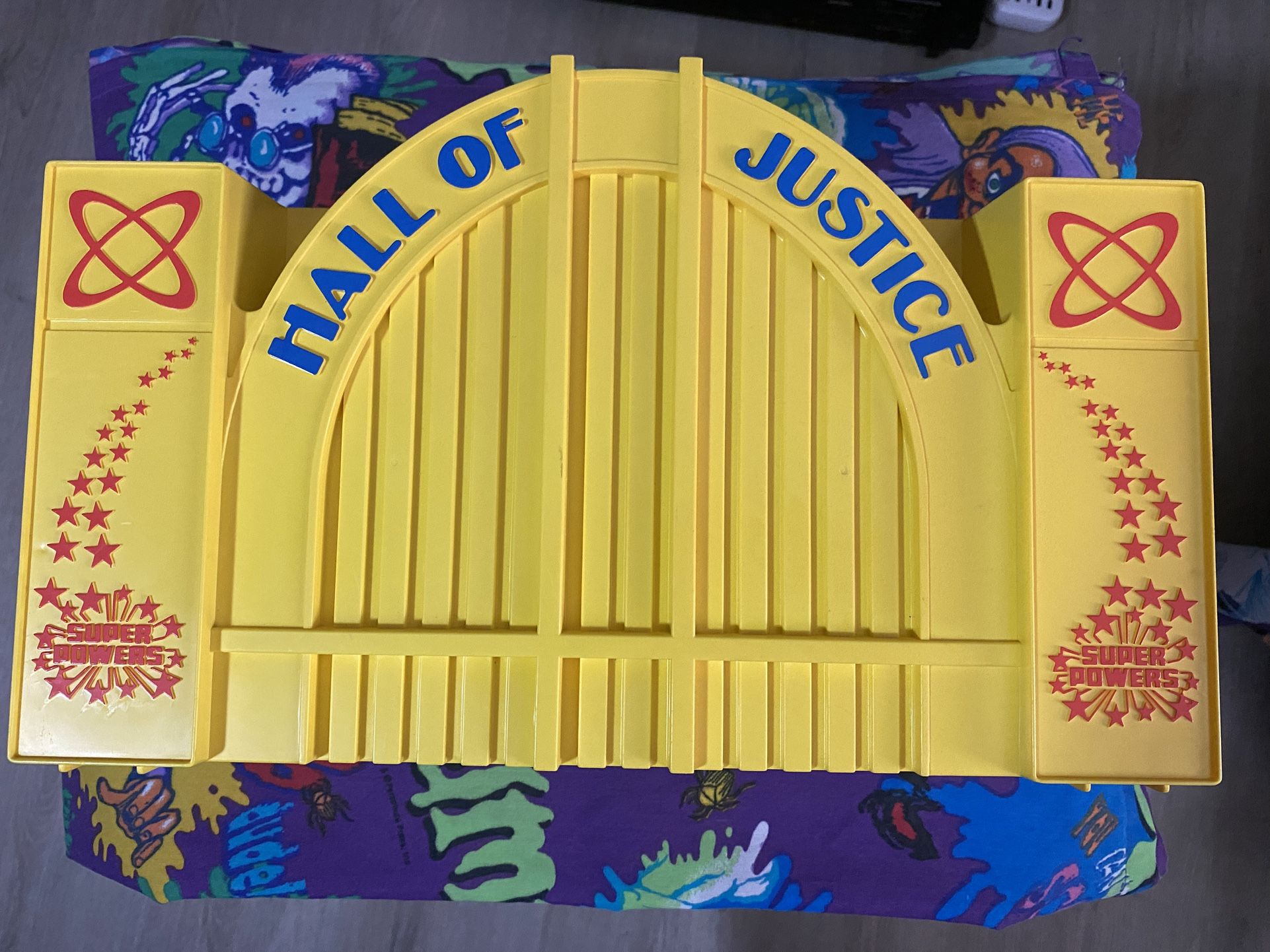 Hall of Justice Incomplete Super Powers Lot 1985 Kenner Vintage Figure Playset