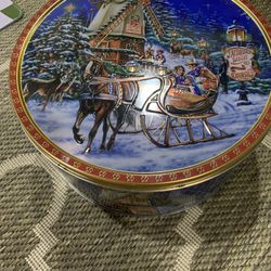 Empty Danish Bakery Butter Cookies Collectible Tin Empty Product of Denmark