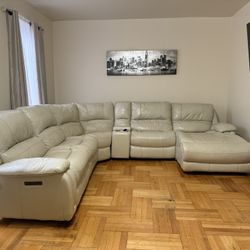 Leather Recliner Couch
