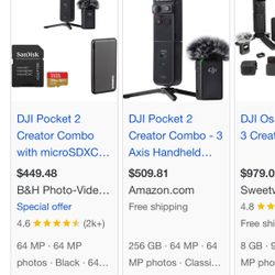 DJI POCKET 2 CAMERA CREATOR COMBO