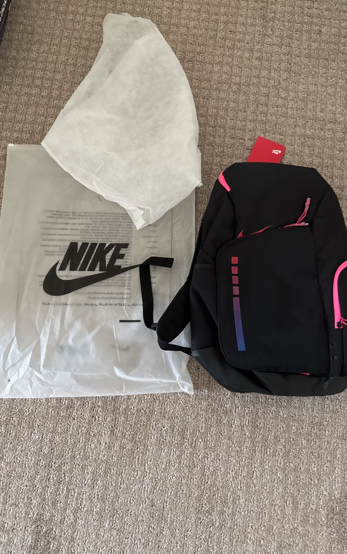 Pink Nike Elite Backpack