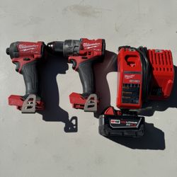 Milwaukee Fuel Drill And Impact Set