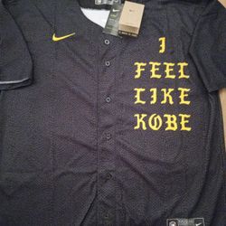 Kobe Bryant Black Mamba Baseball Style Jersey 