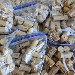 Wine Corks For Crafts & More. Variety Of Corks. Large Quantities Available.  $3 Per Pkg Of 30 Per Pkg. Clean Corks. 