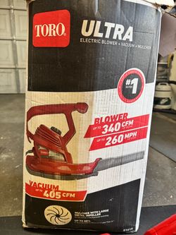 Toro Ultra Electric Blower Vacuum Mulcher