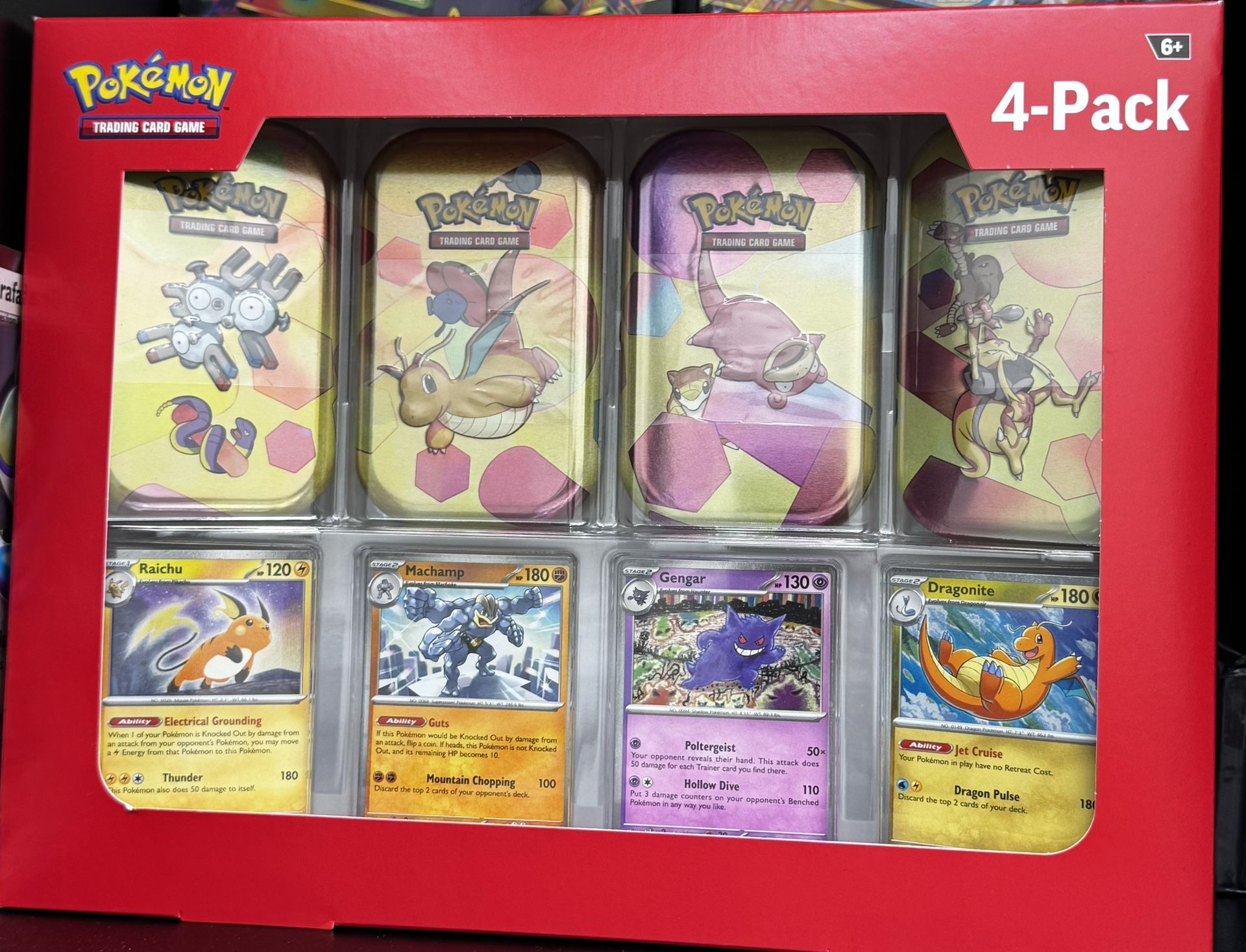 Pokemon 4 Pack Tin