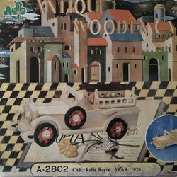Vintage Wooden Car Kit-1920 Rolls Royce