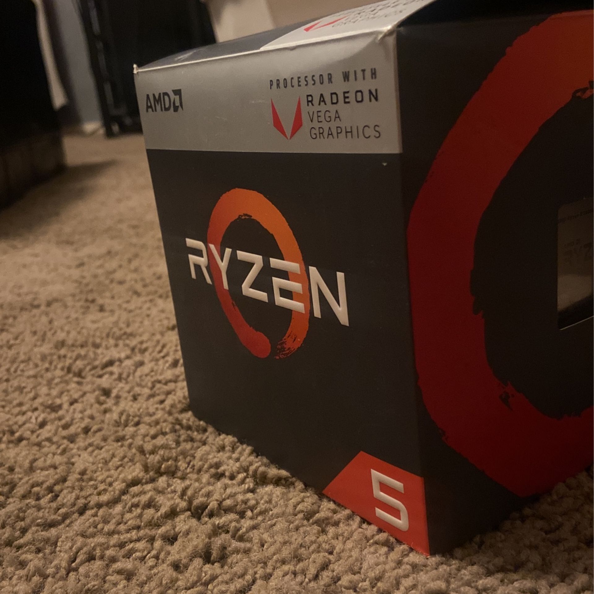 AMD Ryzen 2400G with Radeon Rx Vega Graphics core threads