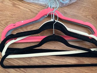 Velvet Clothes Hangers Mixed Colors