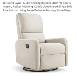 BRAND NEW IN BOX! Swivel Glider Rocking Recliner 