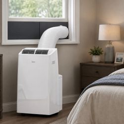 Midea 14000 BTU Inverter Portable Air Conditioner with Heat. Dual Hose, WiFi