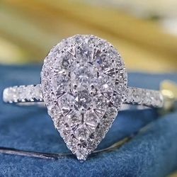 Pear Shape Custome Ring