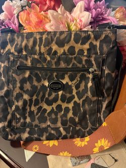 Coach Leopard Print Crossbody Bag