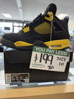 Jordan Retro 4 Thunder