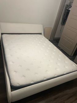 Queen bed with mattress