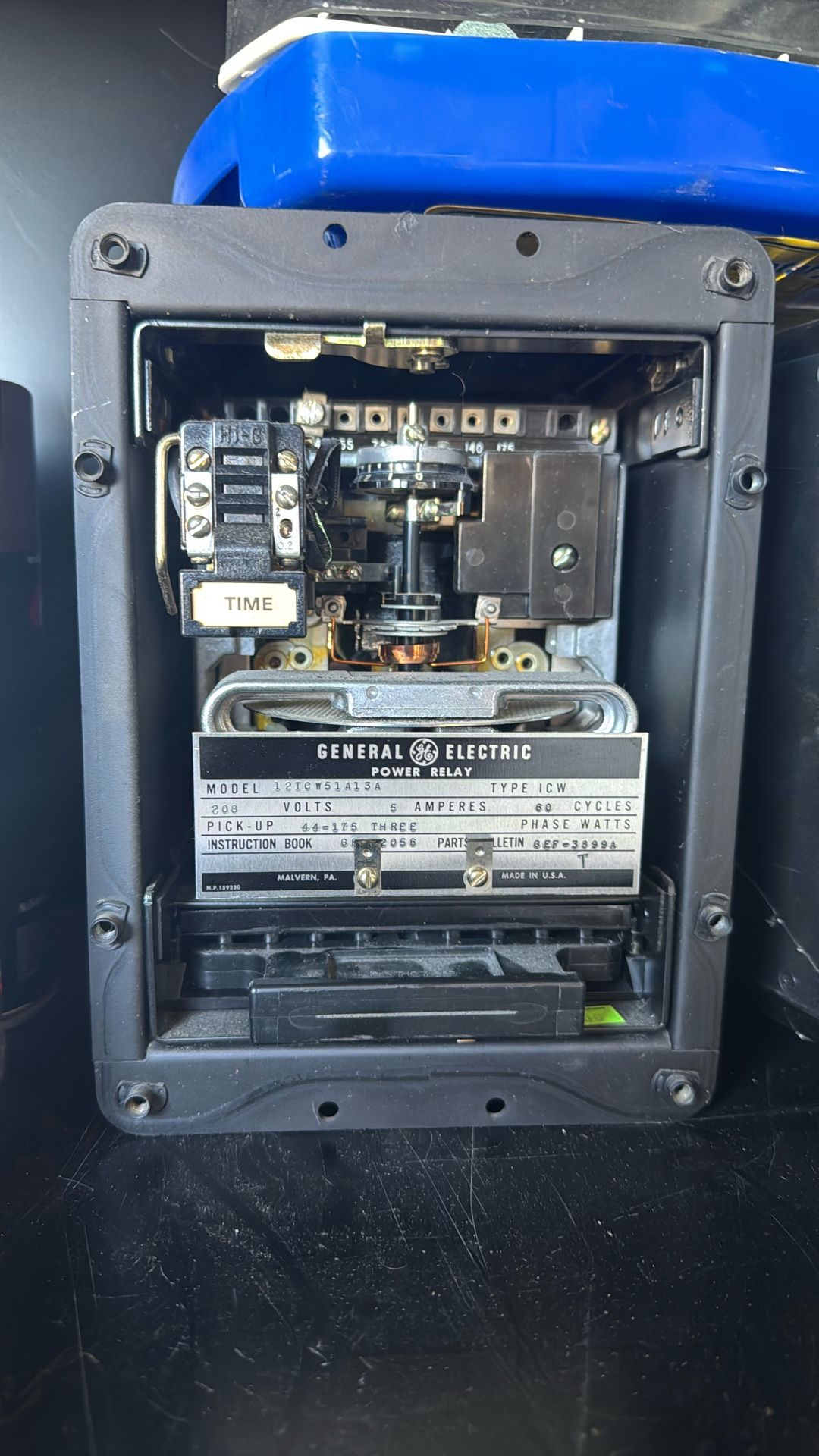 GE Power Relay - Time 