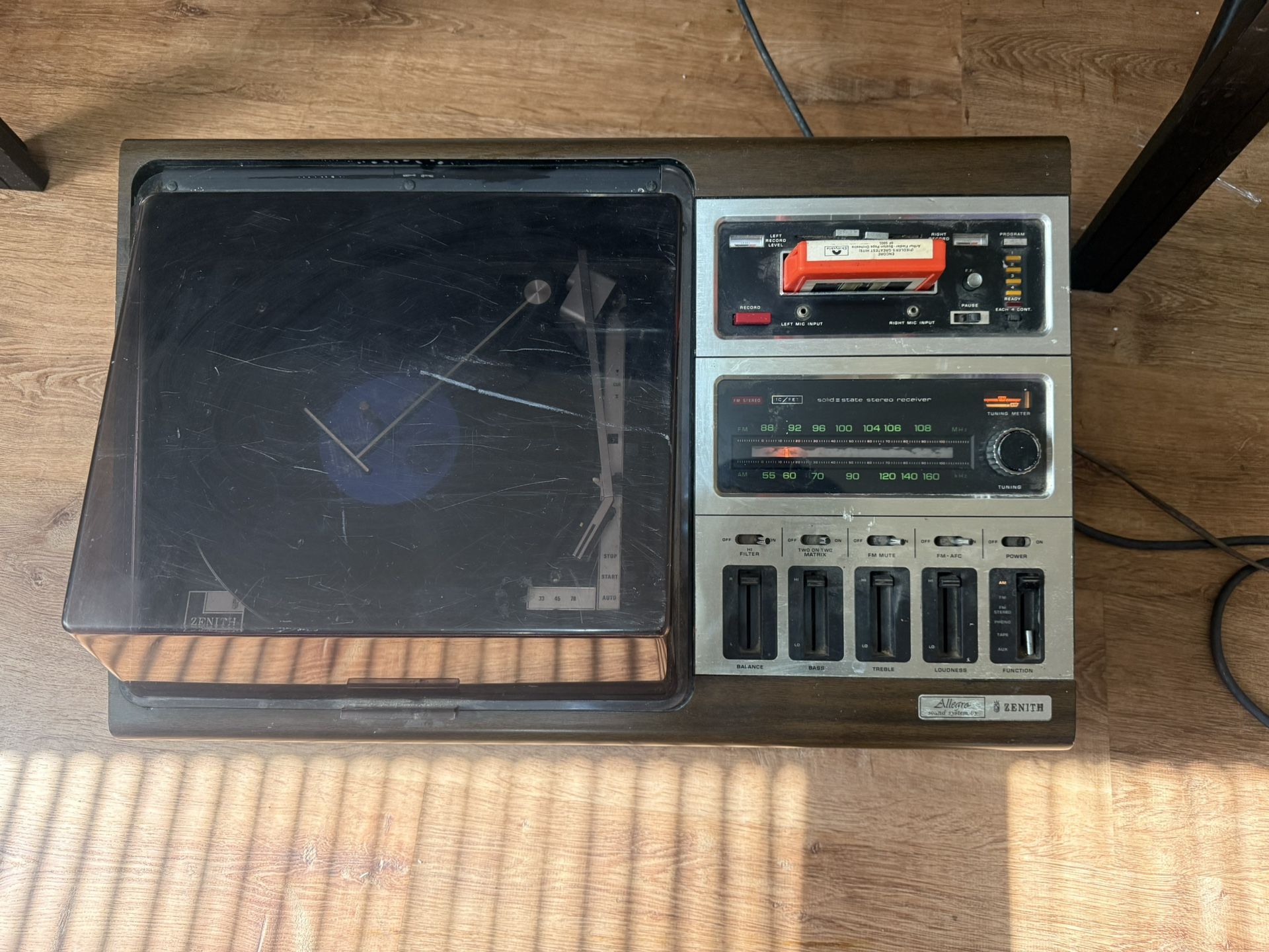 Zenith 8track Player 