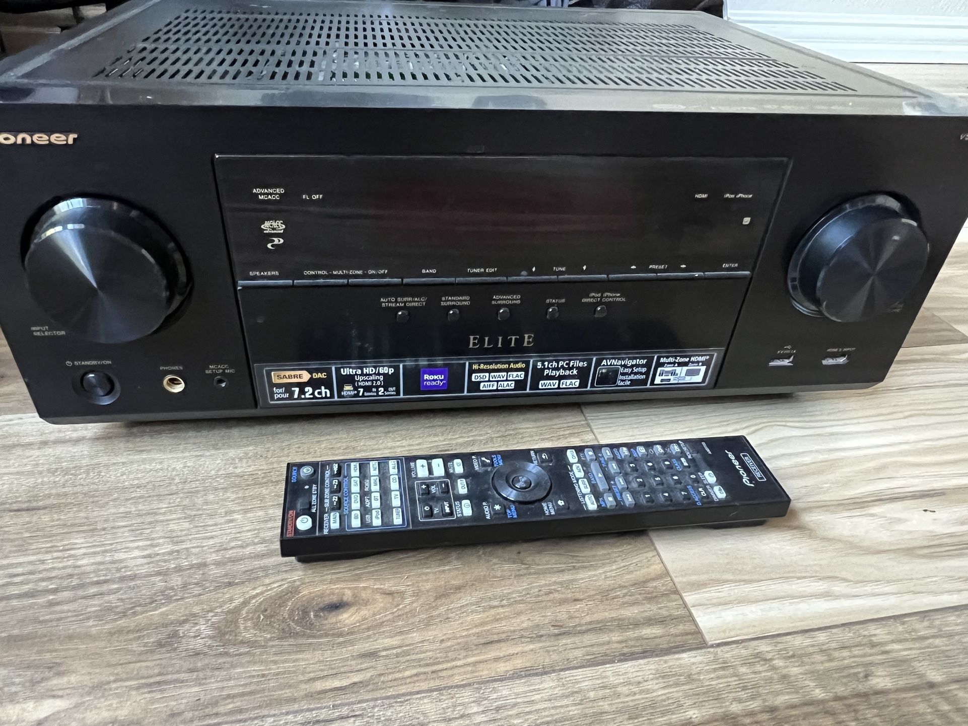 Pioneer Receiver, Speakers