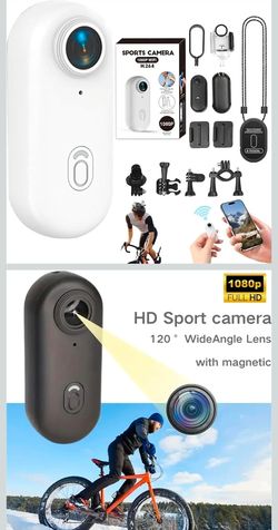 The Snap Cam, POV Camera, HD 4k Mini Body Camera, Hands-Free Wearable Pro POV Adventure Action Body Cam with Audio and Video, Mount Anywhere, for Vlog