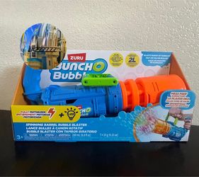 Zuru Bunch O Bubble  Blaster Spinning Barrel Motorized LED Bubble Blaster 250ml