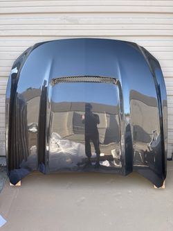 Brand New 2015 2016 2017 Ford Mustang Carbon Creations GT350 Look Hood  - Part # 112734