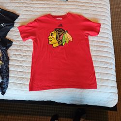Chicago Blackhawks ADIDAS MEN'S GO TO TEE MED