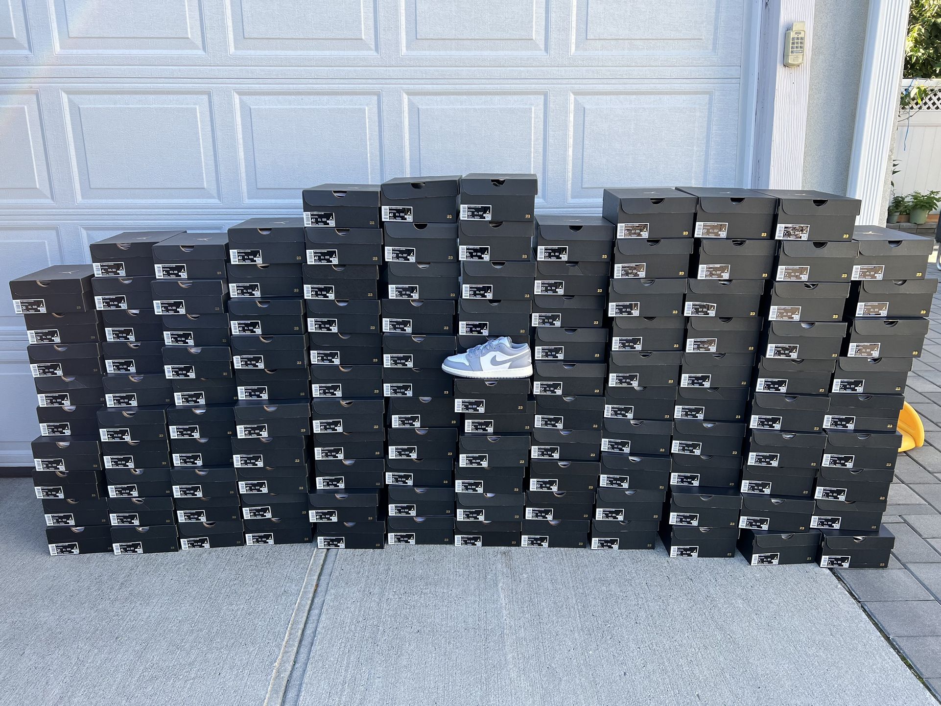 Vintage Grey Air Jordan 1 Low