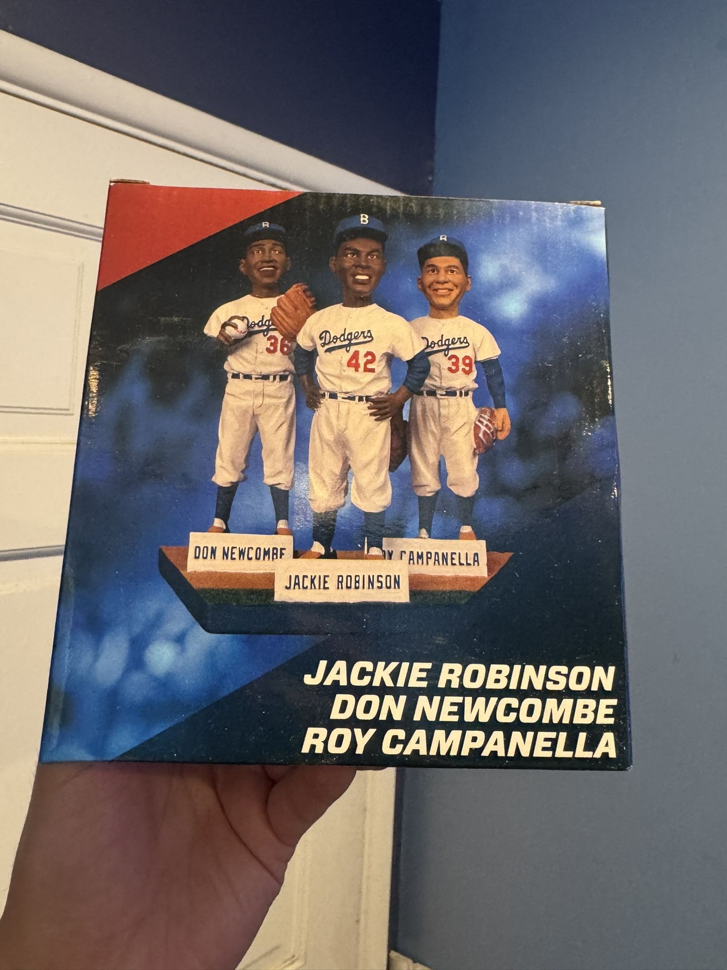 Jackie Robinson Figurine Brand New