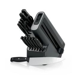 NINJA Foodi NeverDull Essential 14-Piece Knives System Set with Built-In Sharpener (K12014)