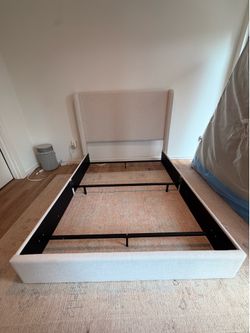 Upholstered Bed Frame Queen Size,
