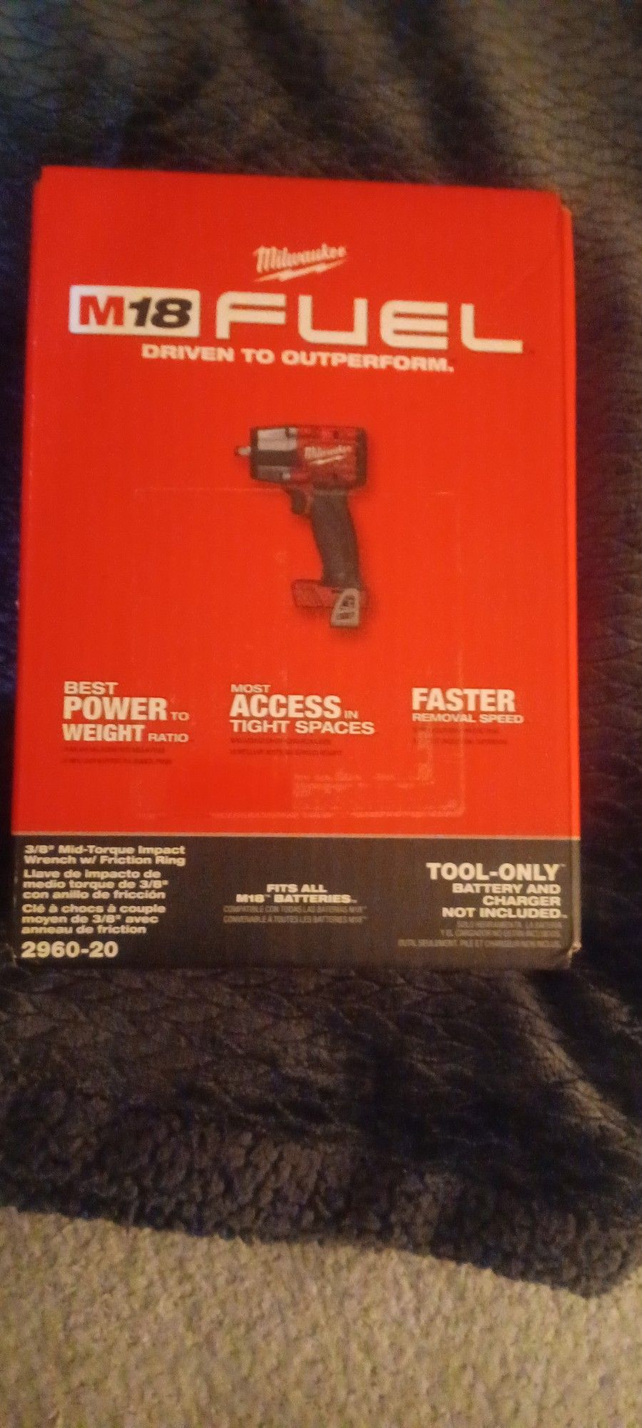 Milwaukee M18 Fuel 3/8" Mid-Torque Impact Wrench W/ Friction Ring