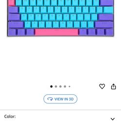 BOYI 60% Wired Mechanical Gaming Keyboard,61 Mini RGB Cherry MX Switch PBT Keycaps NKRO Programmable Type-C Hot Swappable Gaming Keyboard for Windows&