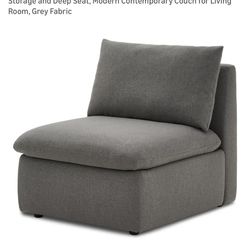 2 Armless Sofas with Fully Removable Washable Covers