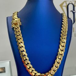 14k Miami Cuban Link Chain
