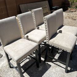 6 Counter Height Chairs