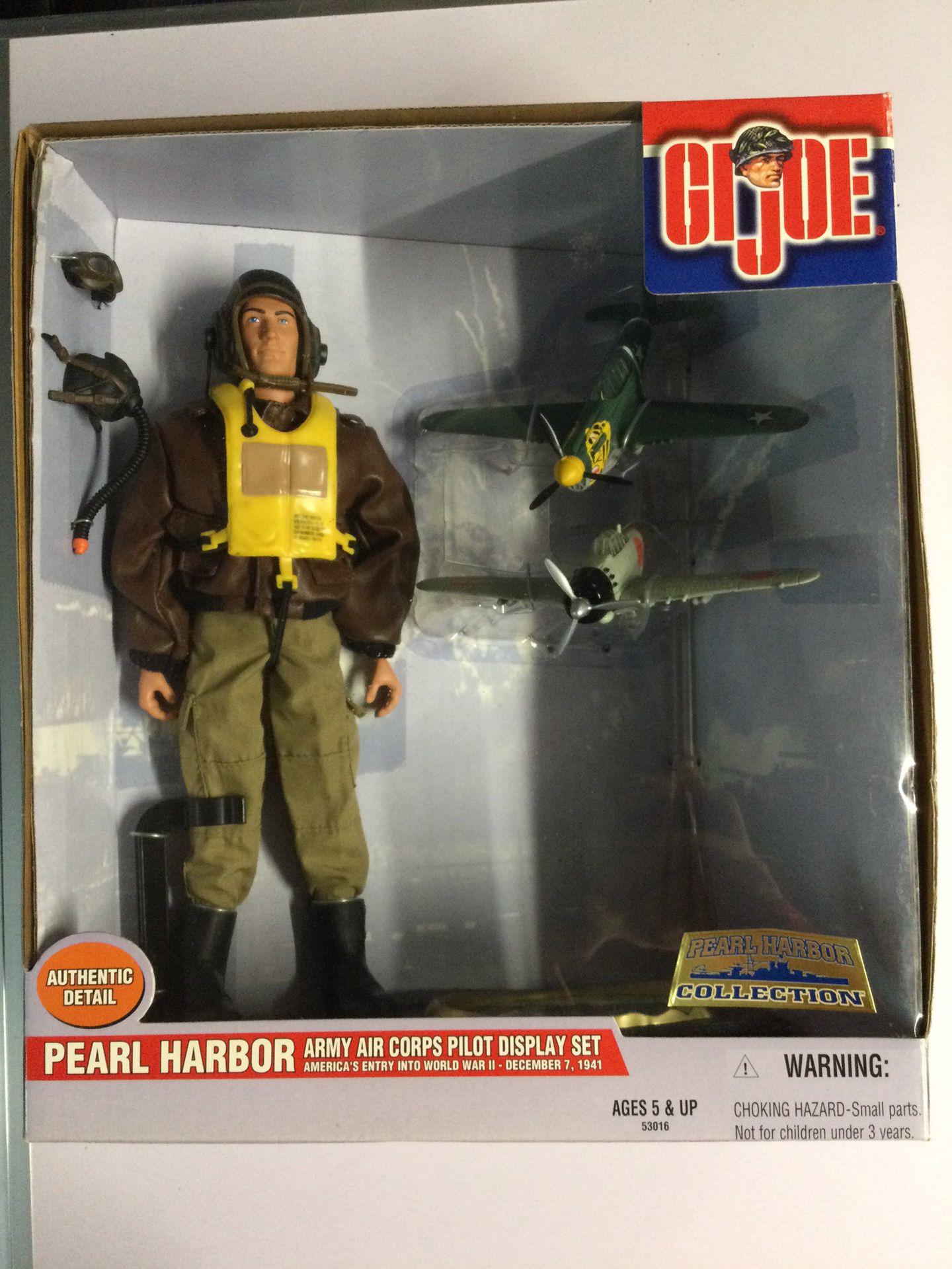 GI Joe Pearl Harbor Army Air Corps Pilot Display - Mint NRFB