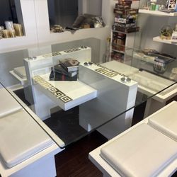 Glass Dining Table 