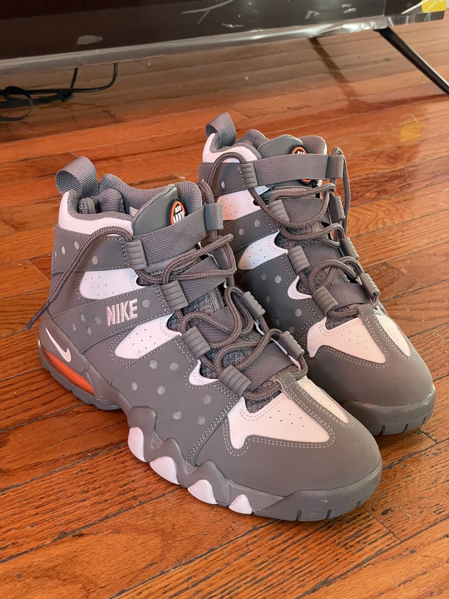 Men’s Gray White And Orange barkleys