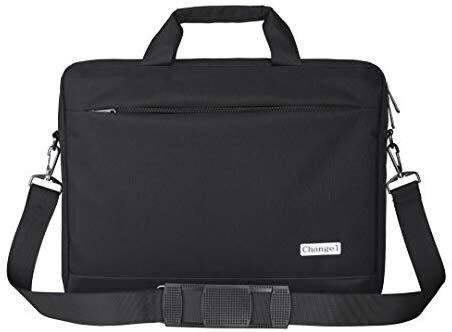 15.6 inch Laptop Bag, changel Laptop Case, Briefcase Messenger Shoulder Bag for Men Women, College Students Business People Office Workers Profession