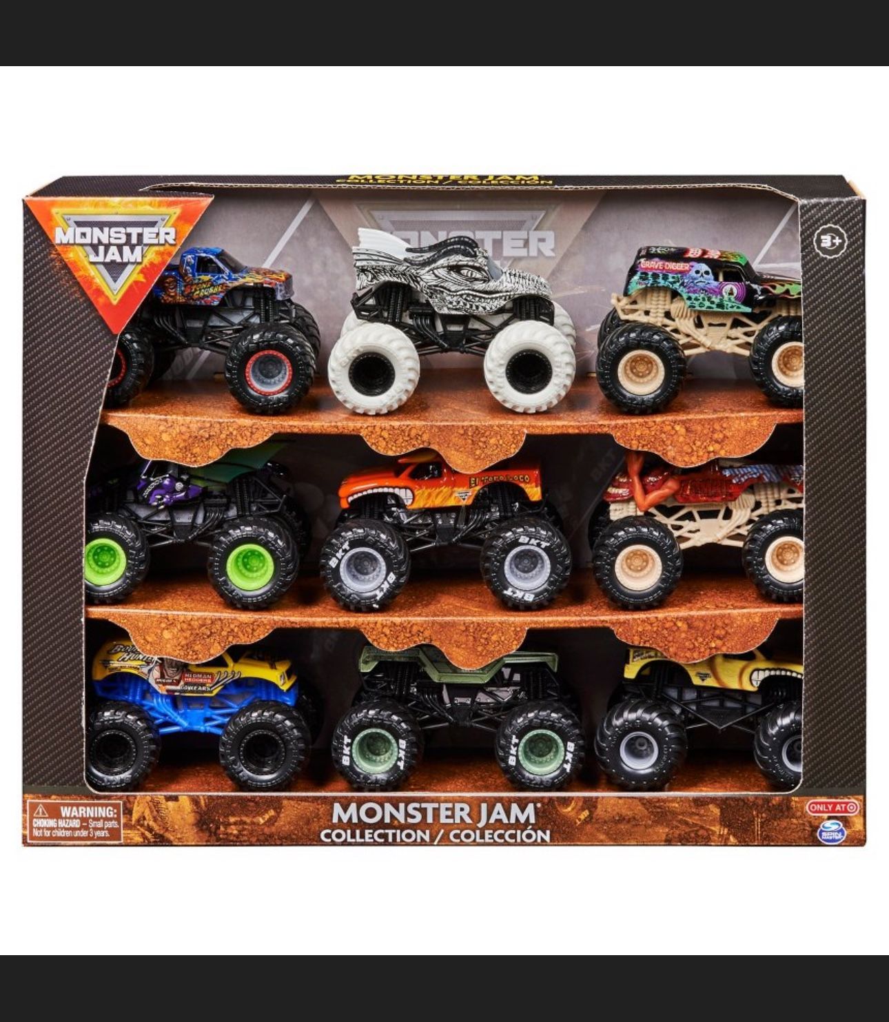 Monster Jam 1:64 Scale Monster Truck 9 Pack