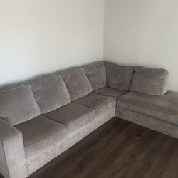 Gray sectional Couch 