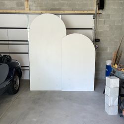 Large Wooden  Backdrop 