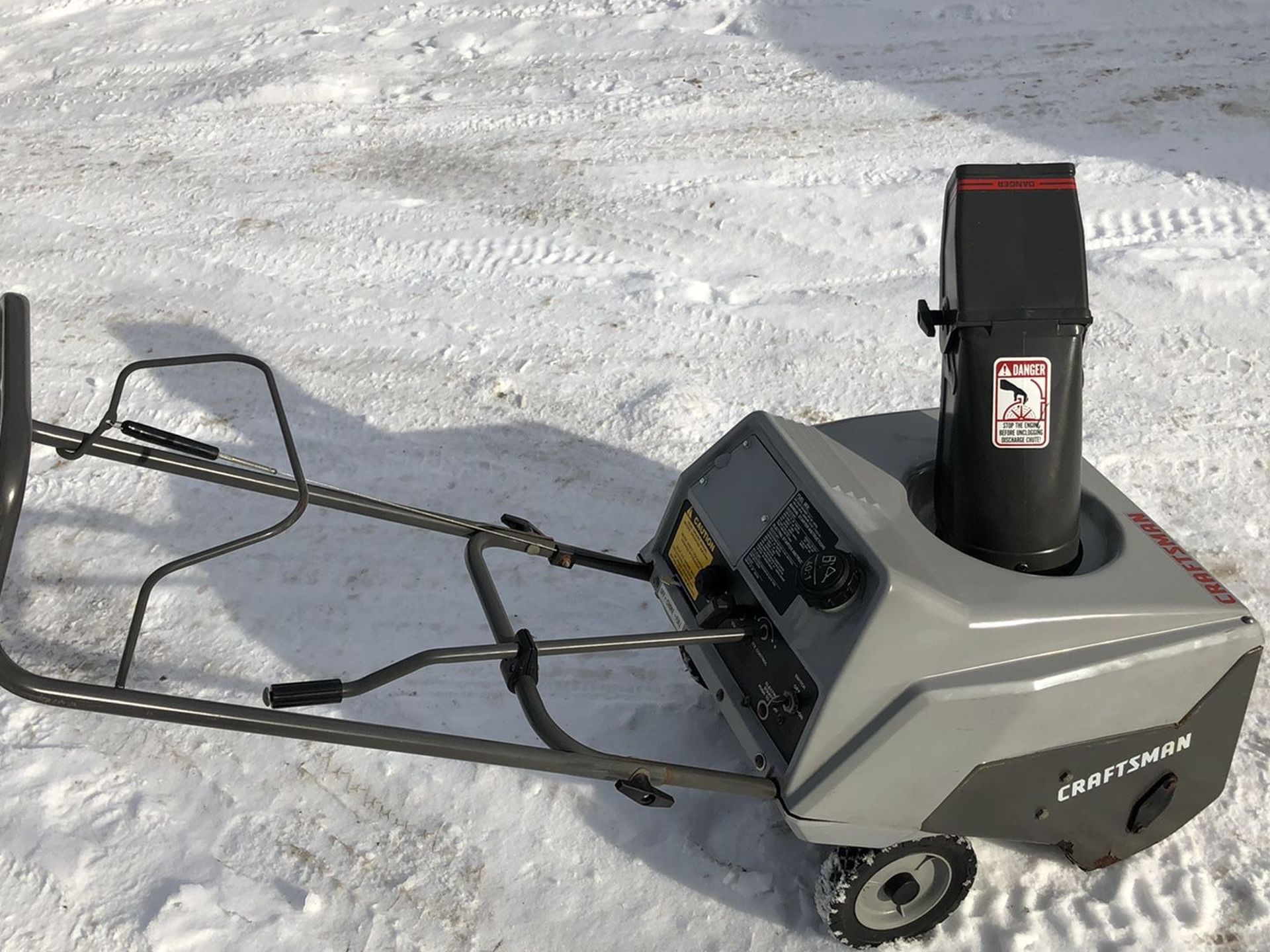 Craftsman 21” 4.5 hp 2 cycle electric start snowblower