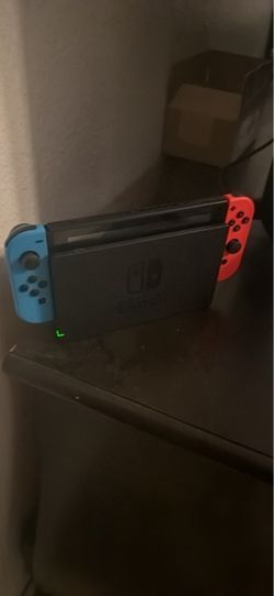 Nintendo Switch with Neon Joy-Cons