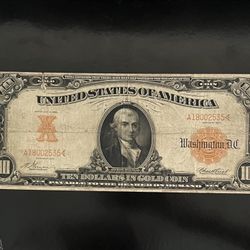 1907 $10 Gold Certificate