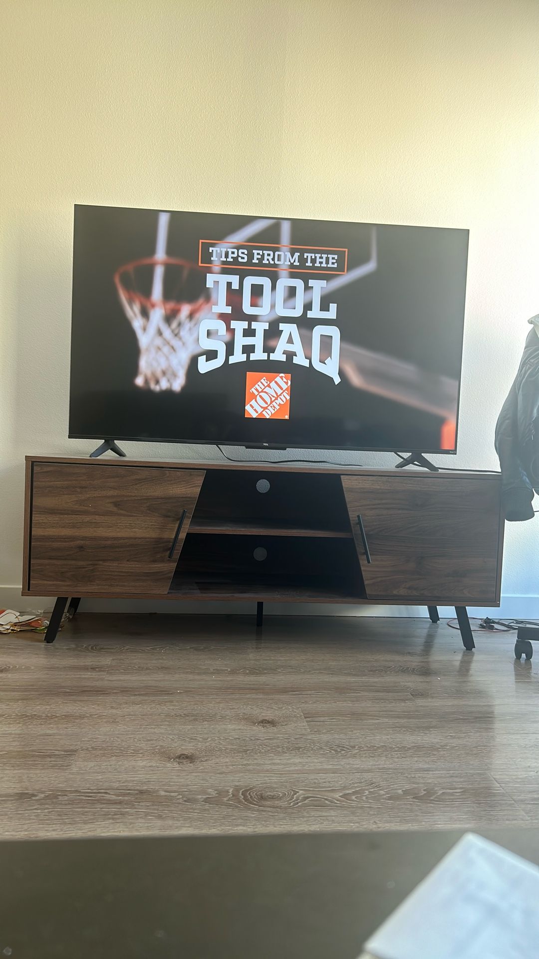TV Stand With storage Compartments